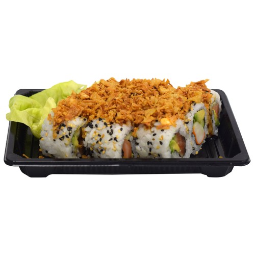 SUSHI GOURMET California de Salmón y surimi, con cebolla frita SUSHI GOURMET 9 uds.