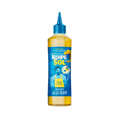 KOIPESOL Aceite de girasol - Formato aceitera 460ml.