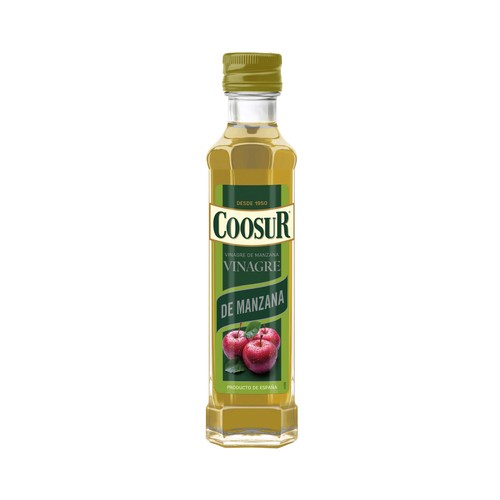 COOSUR Vinagre de manzana selección especial, botella de 250 ml.