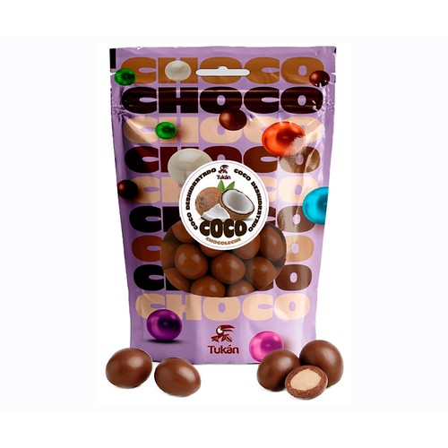 TUKAN Coco deshidratado con chocolate con leche 200 g.