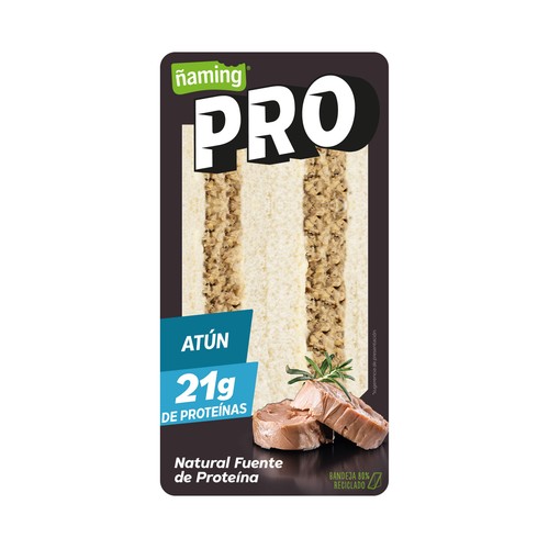 ÑAMING Pro Sandwich con atún y mayonesa 175 g.