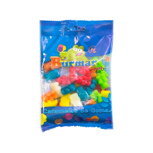 BURMAR Caramelos de goma, ositos brillo BURMAR 100 g.
