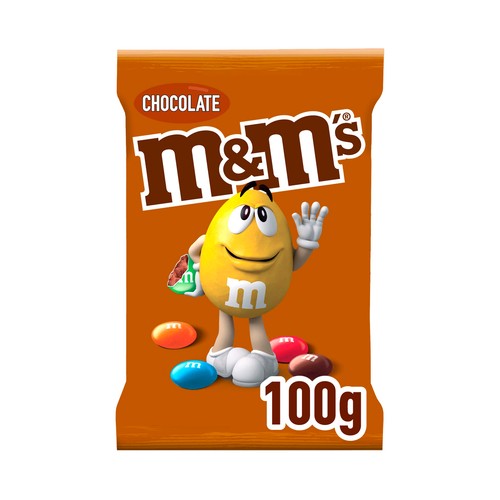 M&M'S Grageas de chocolate con leche revestidos de azúcar 100 g.