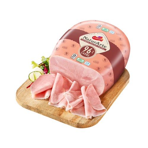 CAMPOFRÍO Naturarte Jamón cocido extra, cortado en lonchas