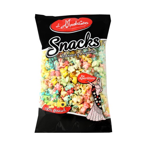 LA MADRILEÑA Palomitas de colores 120 g.