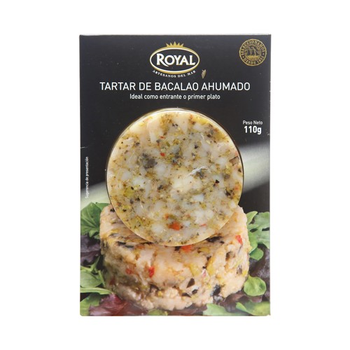 ROYAL Tartar de bacalao ahumado ROYAL 110 g.