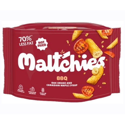 MALTCHIES Snack con sabor barbacoa 45 g.