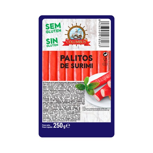 COLUMBUS Palitos de surimis 250 g.