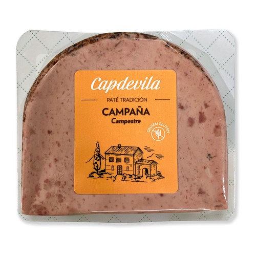 Paté tradicional a la campaña CAPDEVILLA 100 g.
