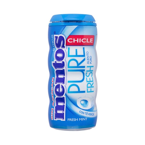 MENTOS Chicles de menta sin azúcar 30 g.