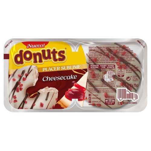 Rosquillas de Cheesecake DONUTS 2 uds. 152 g.