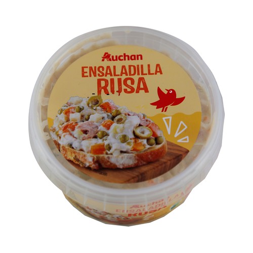 AUCHAN Ensaladilla rusa con mayonesa, lista para consumir 250 g. Producto Alcampo
