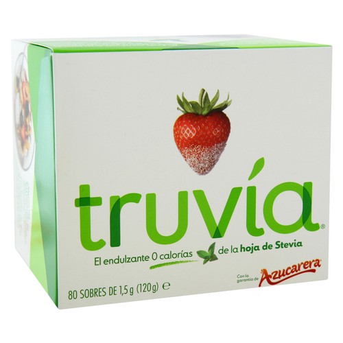 TRUVÍA Edulcorante con stevia 80 sobres