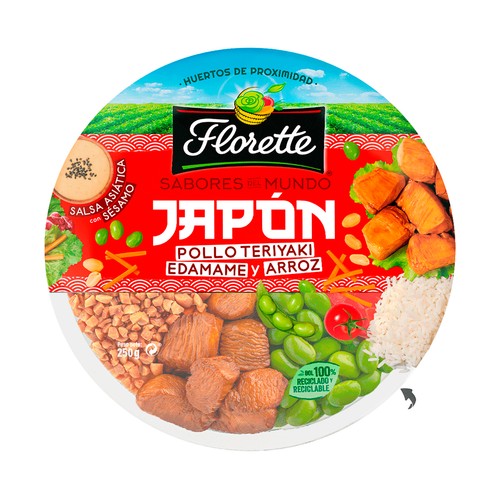 FLORETTE Sabores del mundo Ensalada Japón completa 200 g.