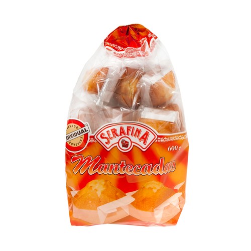 SERAFINA Mantecadas bolsón de 600 gr,