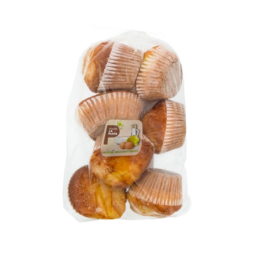 DULCES LA PLATA Magdalenas clasicas 7 uds 420 g.