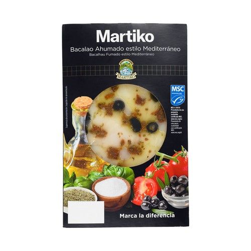 MARTIKO Bacalao ahumado estilo mediterraneo 95 g.