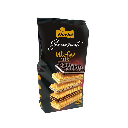 FLORBÚ Barquillos rellenos surtidos 400 g.