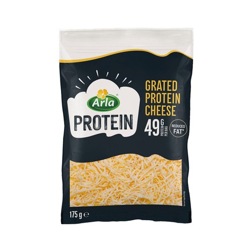 ARLA Queso rallado light para pizza con alto contenido de proteína 175 g.