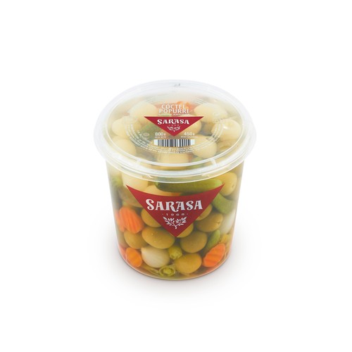 SARASA Popurri encurtidos sabor anchoas SARASA 450 g.