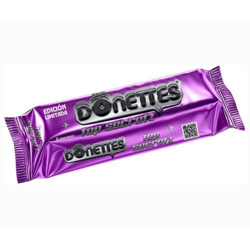 DONETTES Mini rosquillas top secretz 8 uds. 168 g.