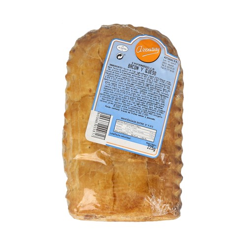 Empanadilla de hojaldre rellena de bacon y queso AZCARAY 225 gr