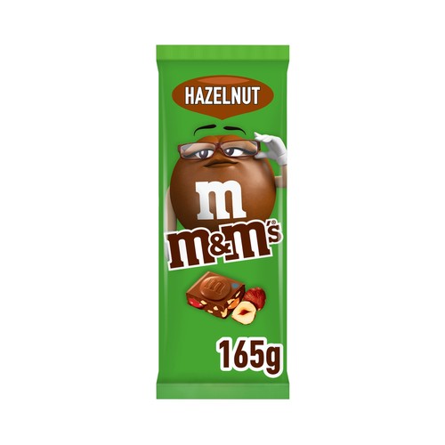 M&M'S Hazelnut Tableta de chocolate y avellanas 165 g.