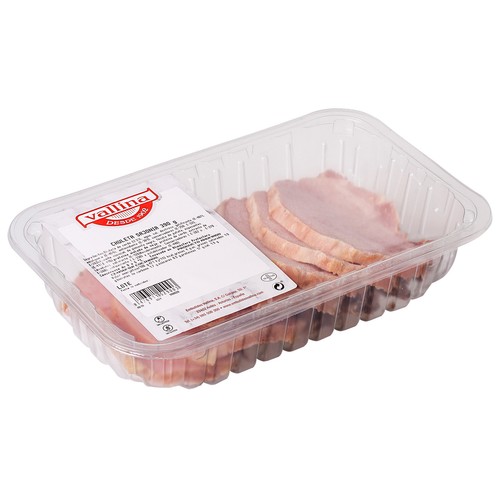 Bandeja con chuletas de cerdo estilo sajonia VALLINA 390 g.
