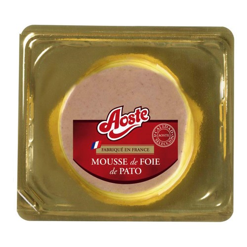 AOSTE Mousse de foie de pato AOSTE 100 g.