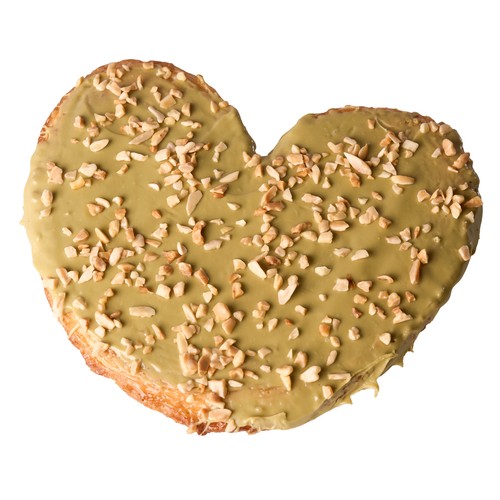 Palmera con pistacho y crocanti caramelizado 140 g.
