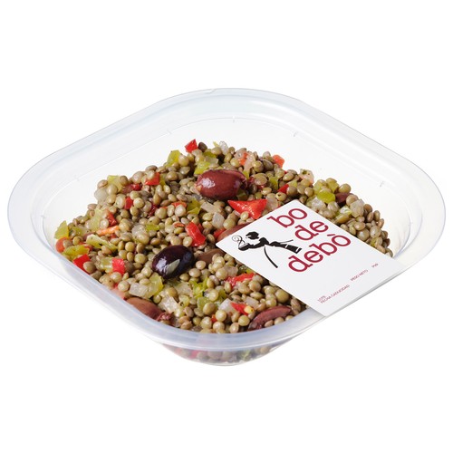 BO DE DEBÓ Ensalada de lentejas, lista para comer 280 g.