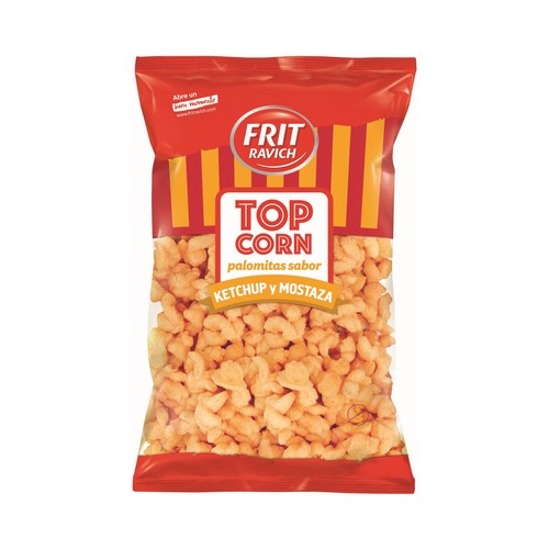 FRIT RAVICH Palomitas extrusionadas ketchup y mostaza FRIT RAVICH 80 gr.