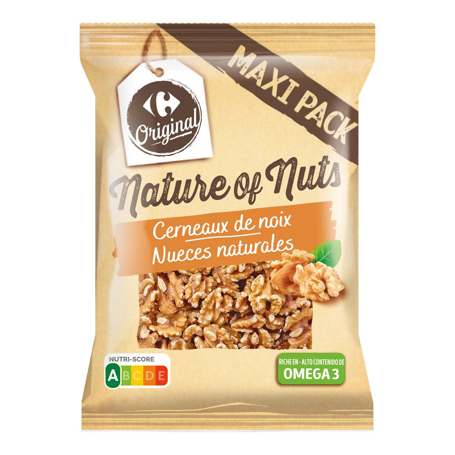 Nueces peladas Original Carrefour 400 g.