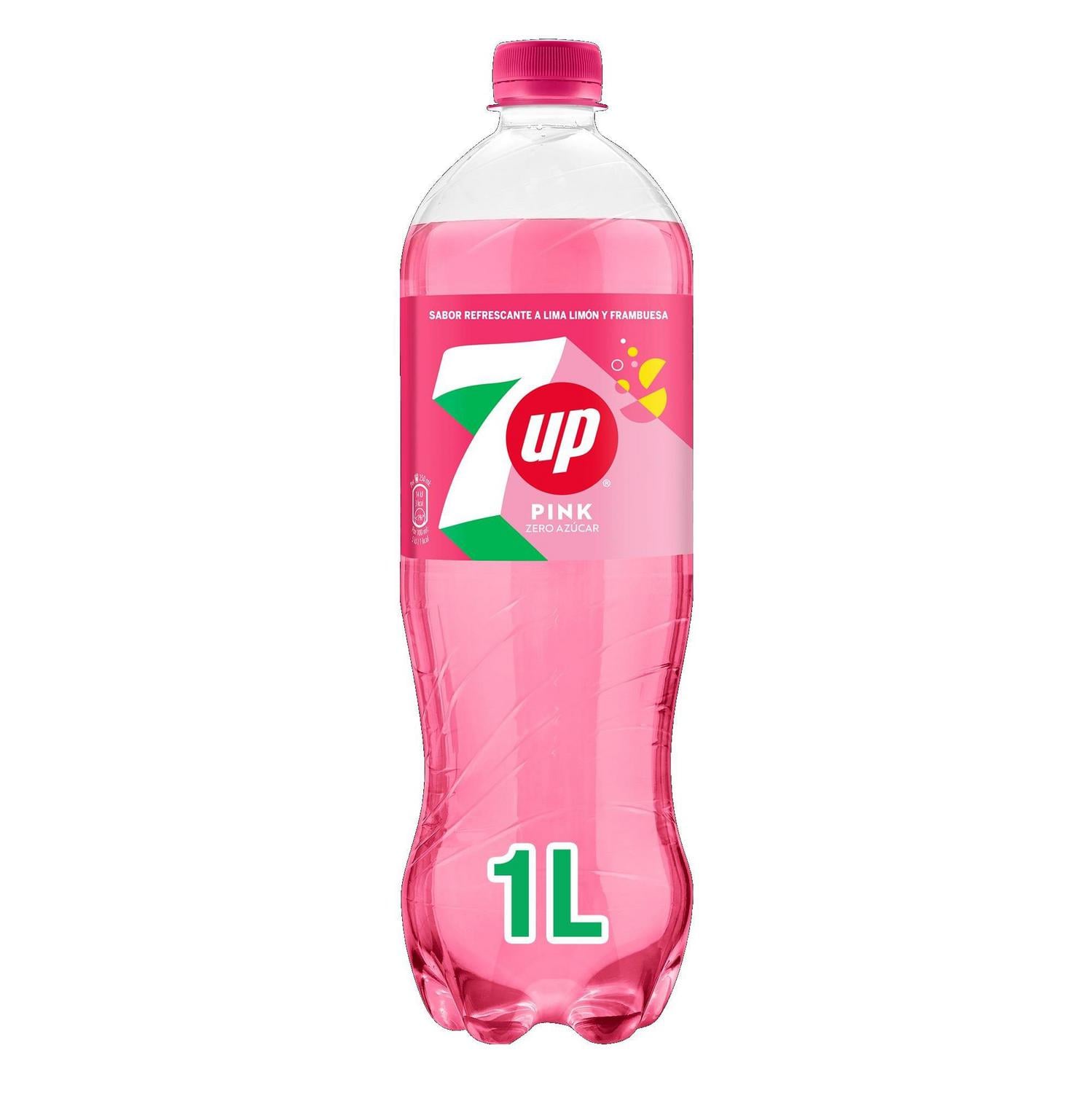 7UP Zero pink lemonade botella 1 l.