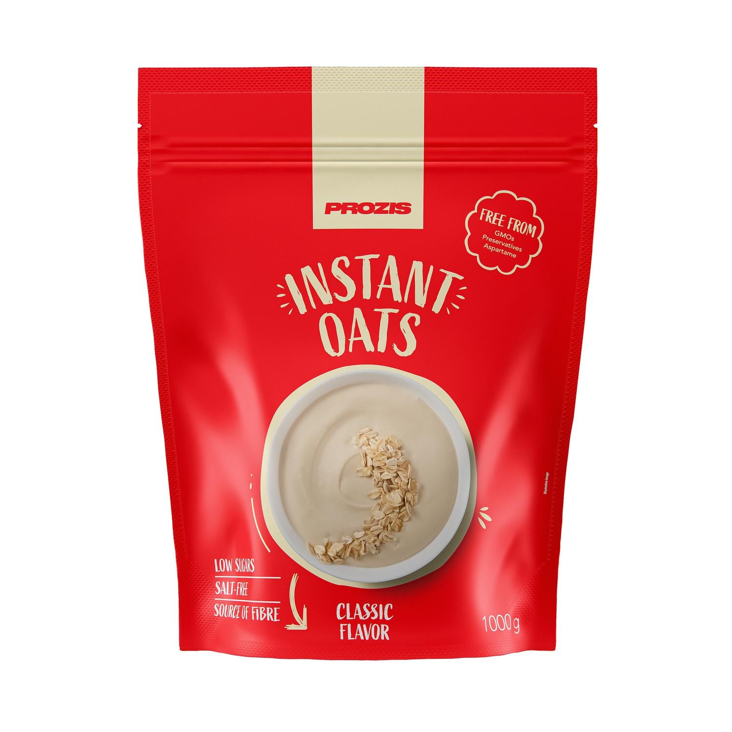 Avena en polvo instantánea Prozis doy pack 1 kg.