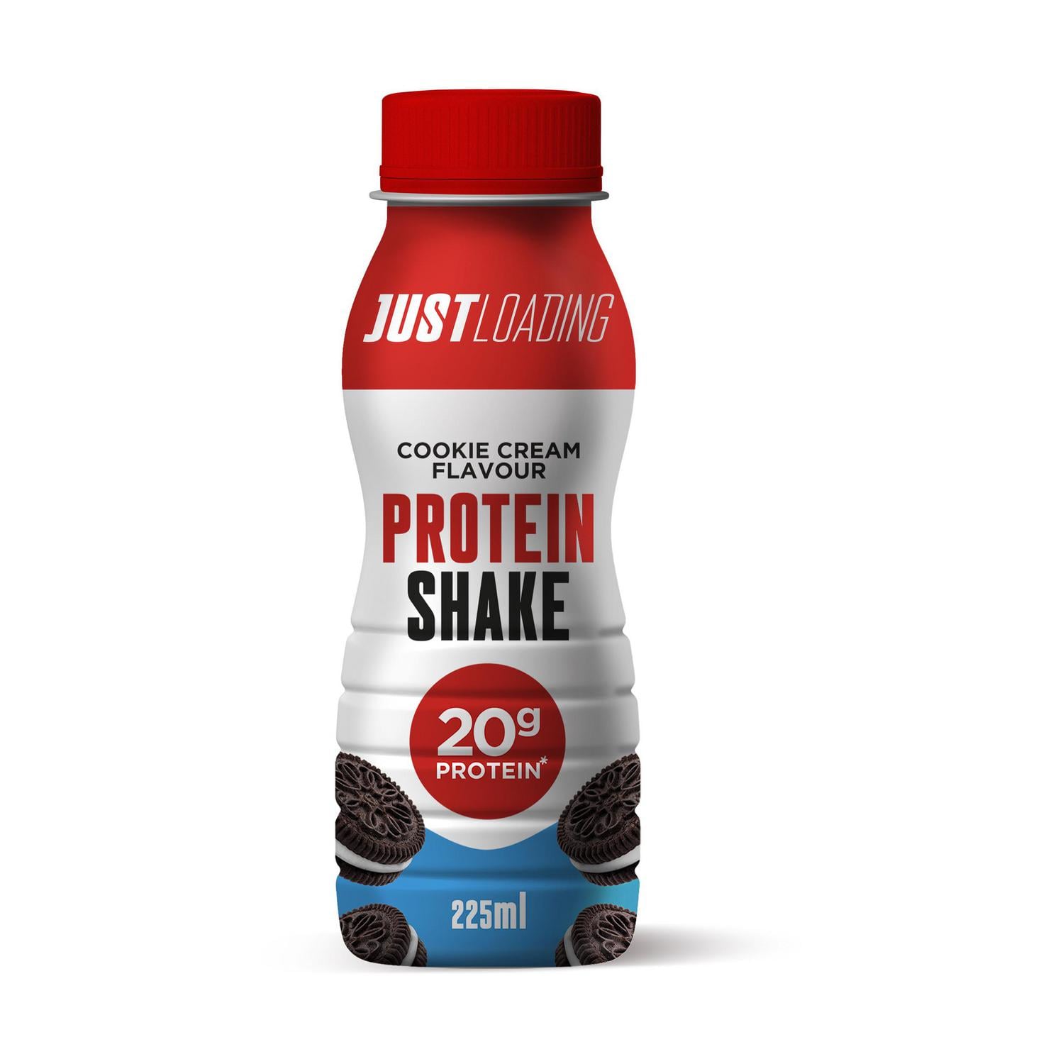 Batido alto en proteínas sabor galleta Just Loading sin lactosa 225 ml.