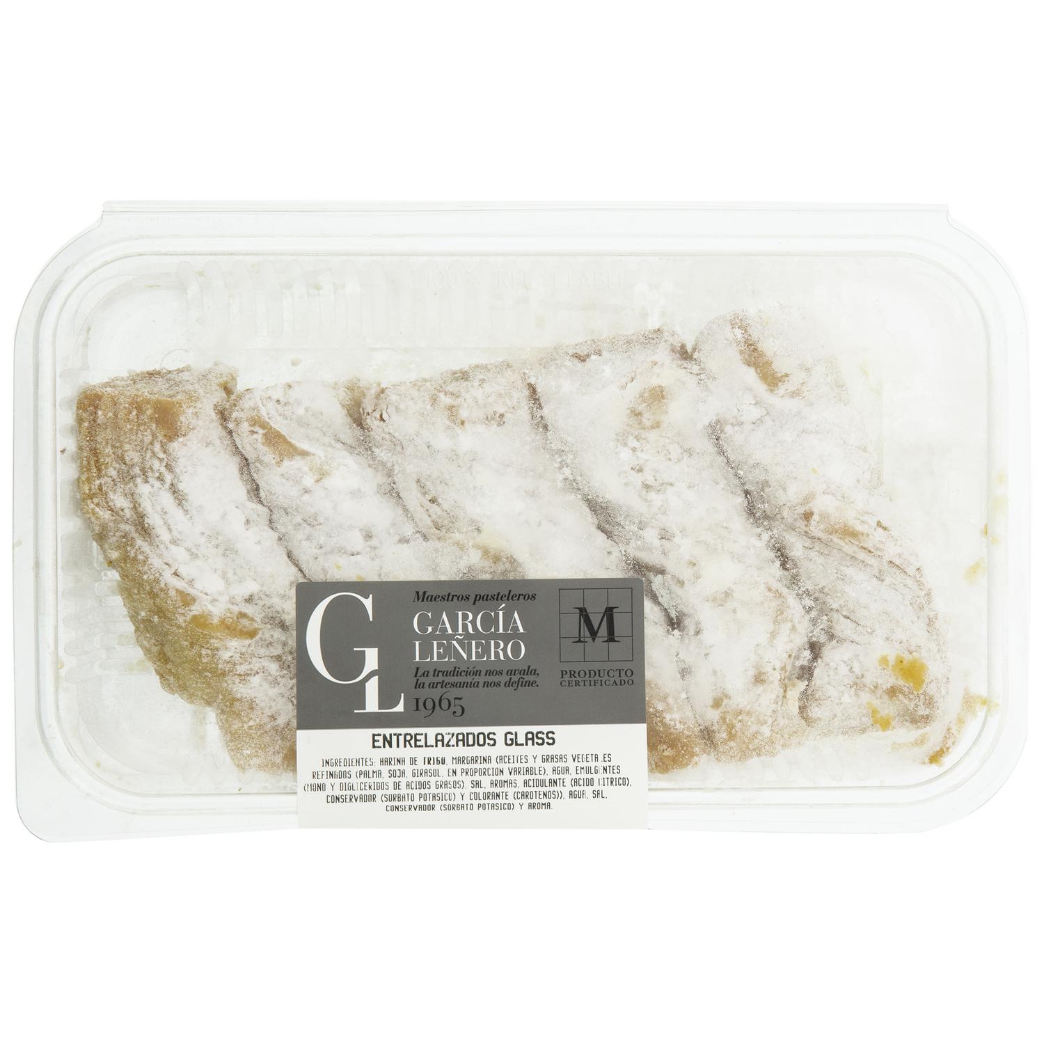 Entrelazados con cobertura de azúcar Glass García Leñero 200 g