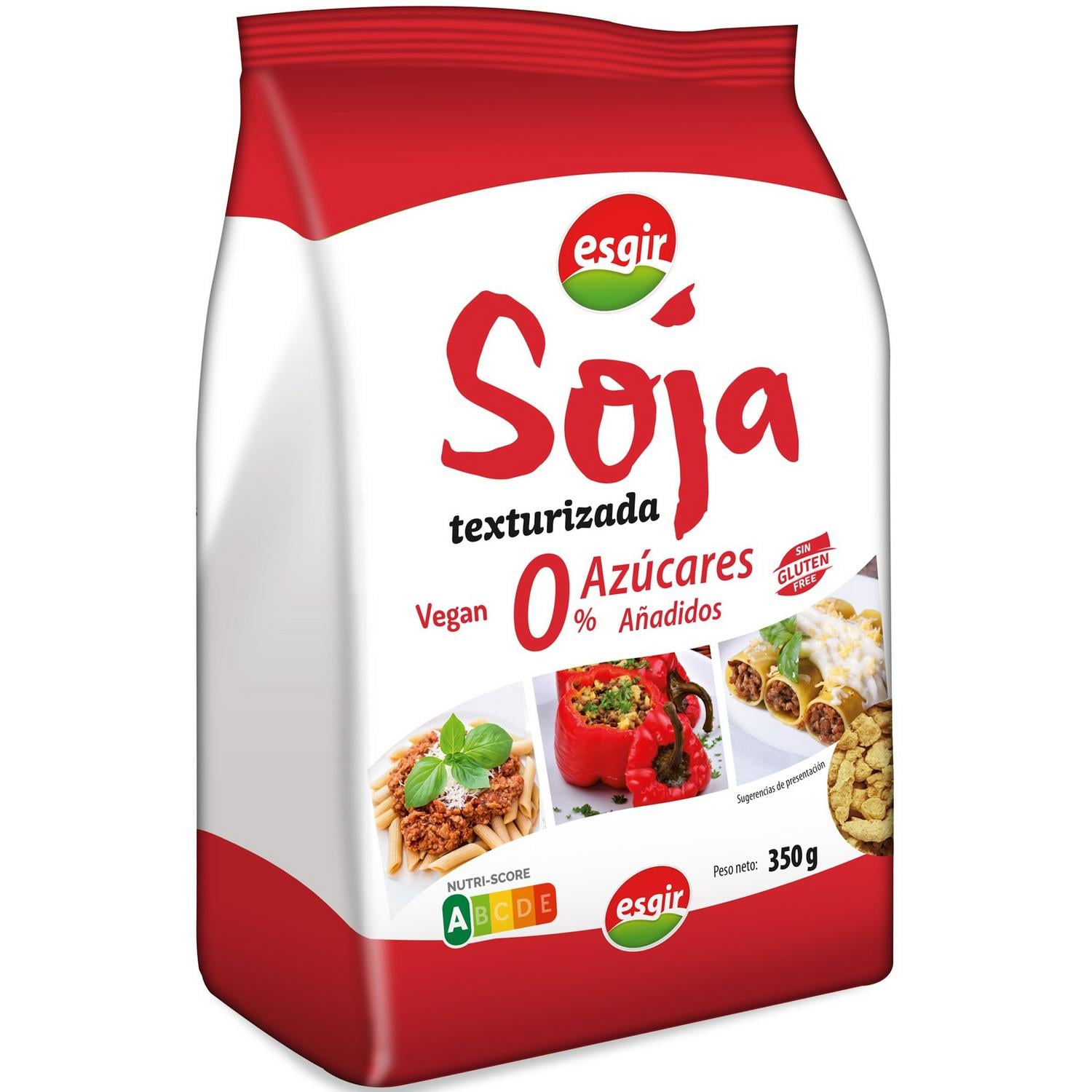 Soja texturizada Esgir sin gluten 350 g.