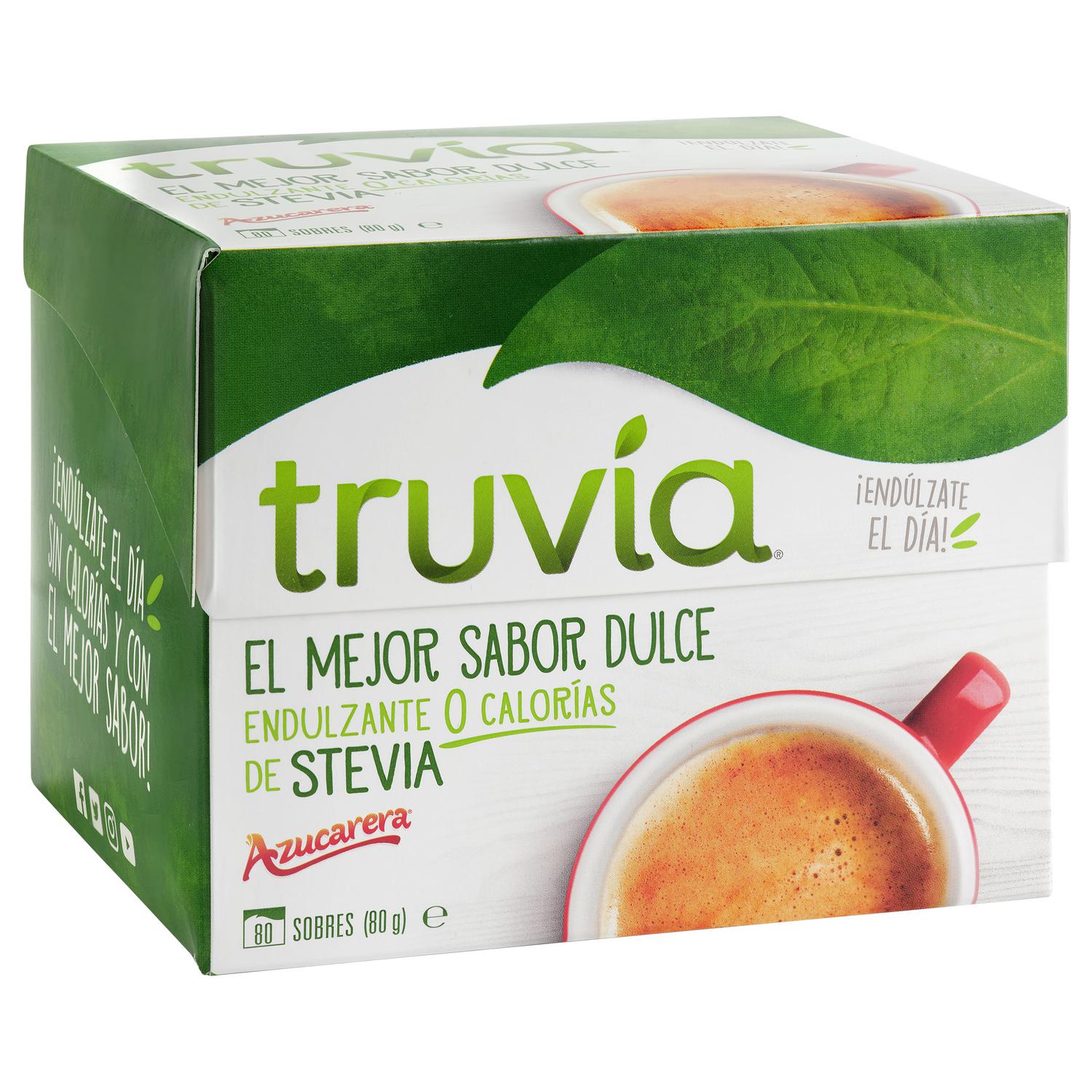 Endulzante en sobres Truvia sin gluten 80 unidades de 1 g.