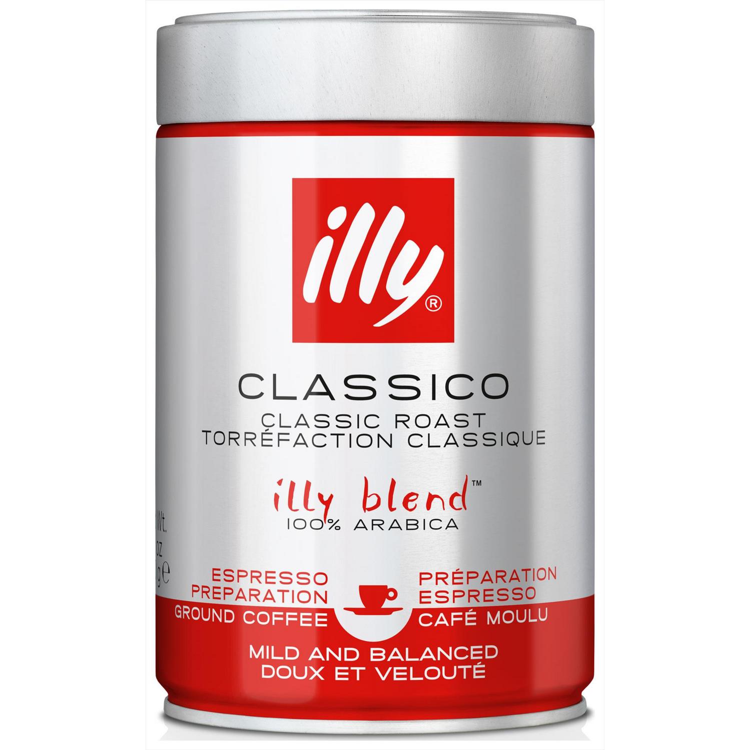 Café molido tueste classico Illy bote 250 g.
