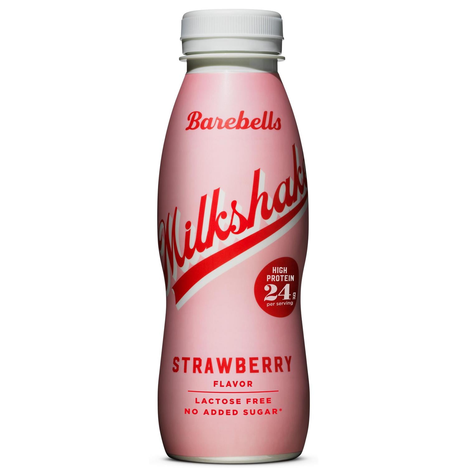 Batido de fresa alto en proteínas Barebells sin lactosa 330 ml.