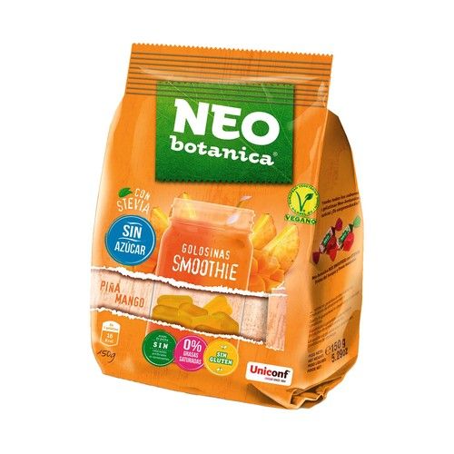 NEO BOTANICA Caramelos piña mango sin azúcares añadidos 150 g.