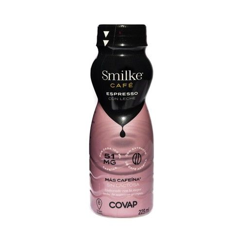 SMILKE Bebida de extracto de café arábica con leche sin lactosa 225 ml.