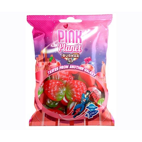 BURMAR Caramelos de goma, fresón brillo 100 g.