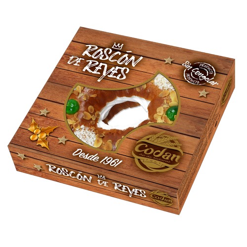 CODAN Roscón de Reyes relleno 800 g.