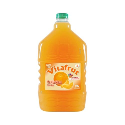VITAFRUT Refresco vitaminado de mandarina, sin azúcares añadidos 3 l.