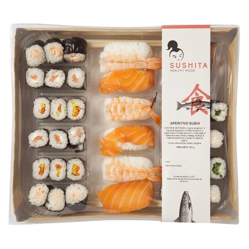 SUSHITA Sushi variado SUSHITA 36 piezas.