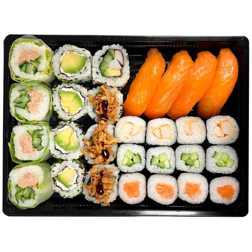 SUSHI GOURMET Bandeja evento de sushi mix 28 uds, 250 g.
