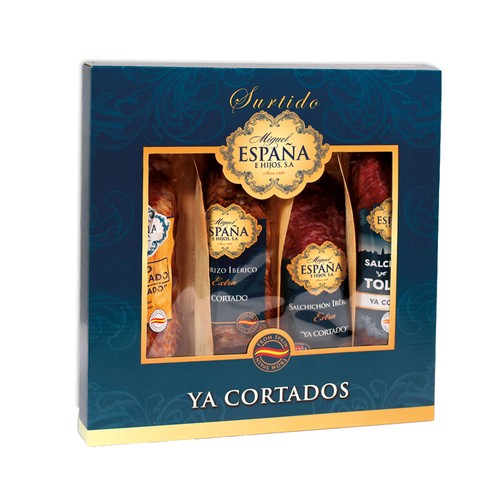 ESPAÑA E HIJOS Maletín surtido curados loncheados ya cortados 600 g.