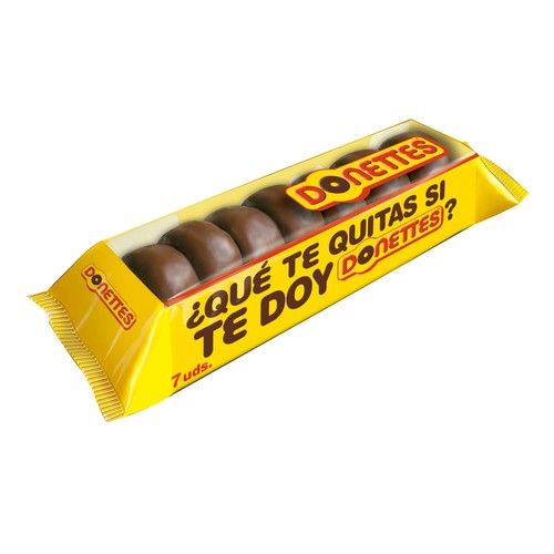 PANRICO Rosquillas minis bañadas de chocolate PANRICO 7 uds. 112 g.